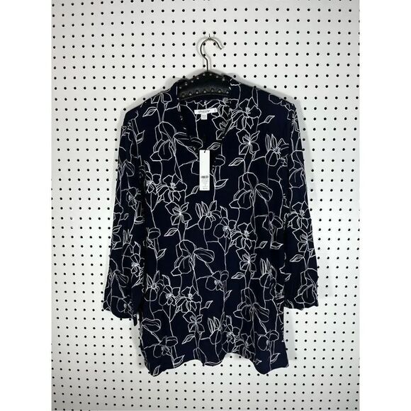 Chico's Tops - Chicos floral blouse size XL